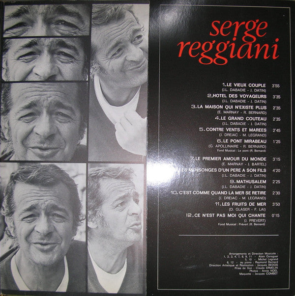Serge Reggiani : Serge Reggiani (LP, Album, RE, Gat)