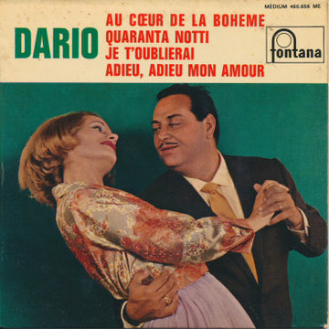 Dario Moreno : Au Coeur De La Bohème (7", EP)