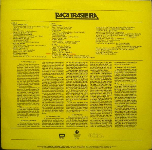 Various : Raça Brasileira (LP, Album)