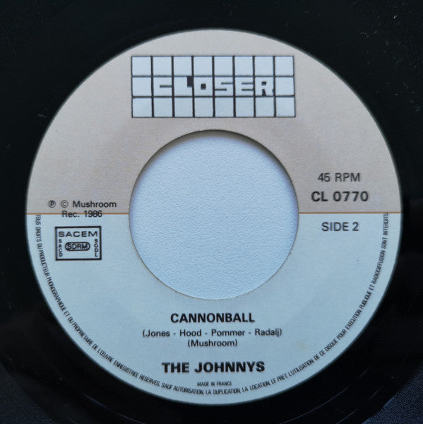 The Johnnys : Injun Joe (7", Single)