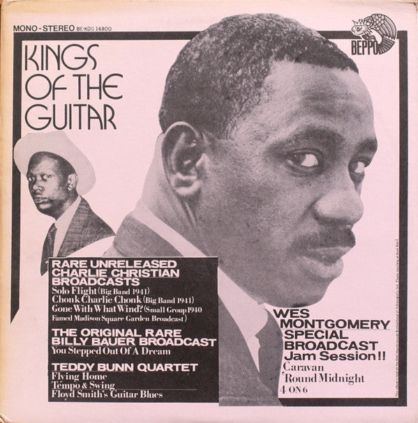 Charlie Christian, Billy Bauer, Teddy Bunn Quartet, Wes Montgomery : Kings Of The Guitar (LP, Album)