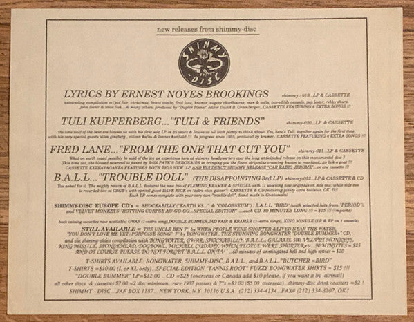 Fred Lane / Ron 'Pate's Debonairs : From The One That Cut You (LP, Album)