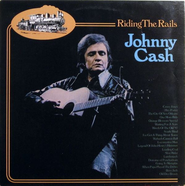 Johnny Cash : Riding The Rails (2xLP, Comp)