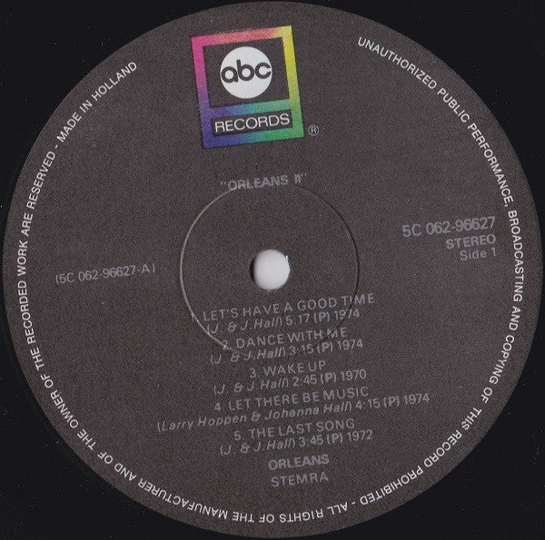 Orleans : Orleans II (LP, Album)