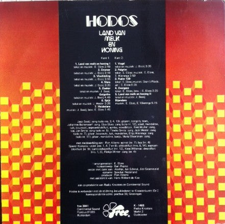 Hodos : Land Van Melk En Honing (LP, Album)