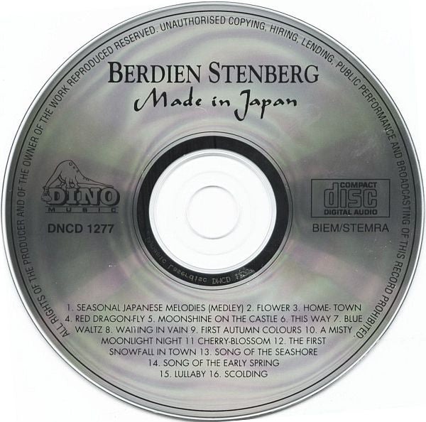 Berdien Stenberg : Made In Japan (CD, Album)