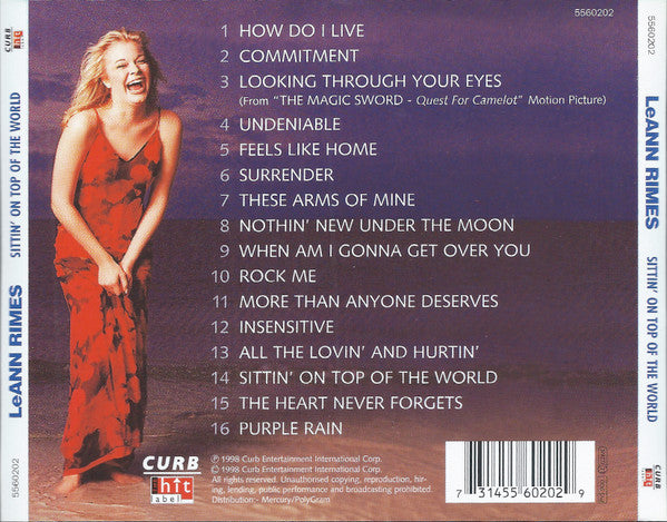 LeAnn Rimes : Sittin' On Top Of The World (CD, Album)