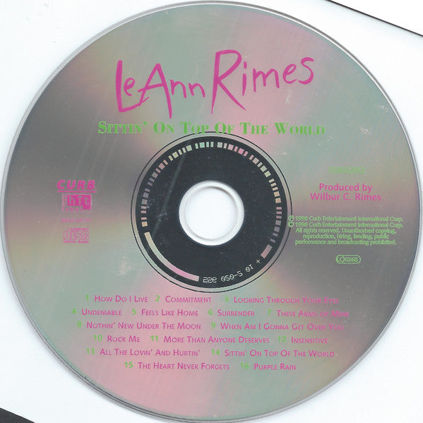LeAnn Rimes : Sittin' On Top Of The World (CD, Album)