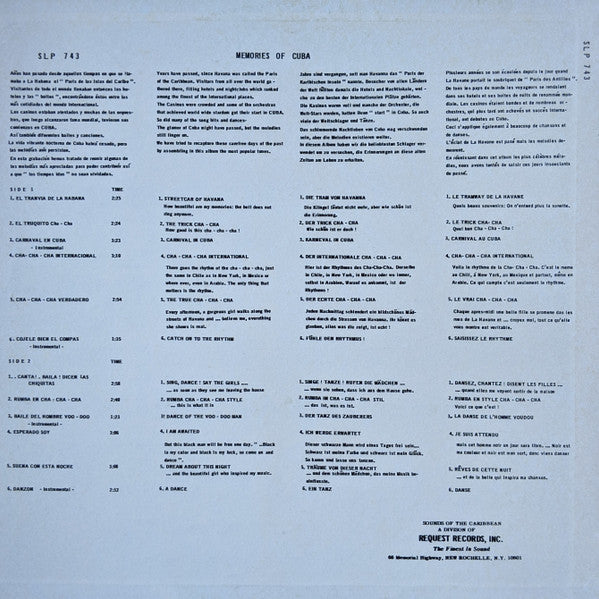 Various : Recuerdos De Aquel Cuba (LP, Comp)