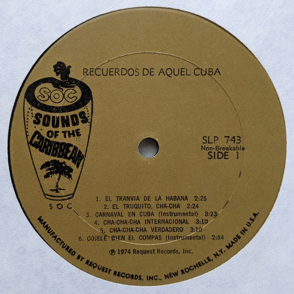 Various : Recuerdos De Aquel Cuba (LP, Comp)