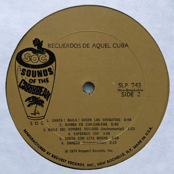 Various : Recuerdos De Aquel Cuba (LP, Comp)