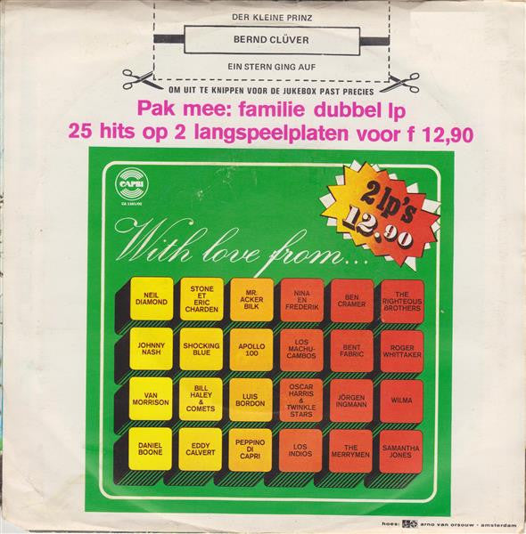 Bernd Clüver : Der Kleine Prinz (Ein Engel, Der Sehnsucht Heißt) (7", Single)