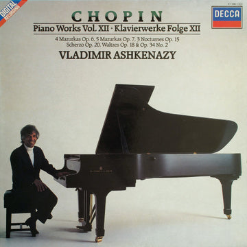 Frédéric Chopin, Vladimir Ashkenazy : Piano Works Vol. XII = Klavierwerke Folge XII (LP)