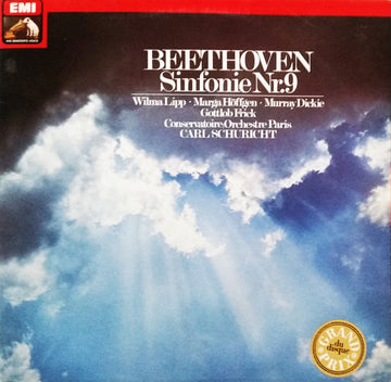 Ludwig van Beethoven - Wilma Lipp, Marga Höffgen, Murray Dickie, Gottlob Frick, Orchestre De La Société Des Concerts Du Conservatoire, Carl Schuricht : Sinfonie Nr. 9 D-Moll Op. 125 (LP)