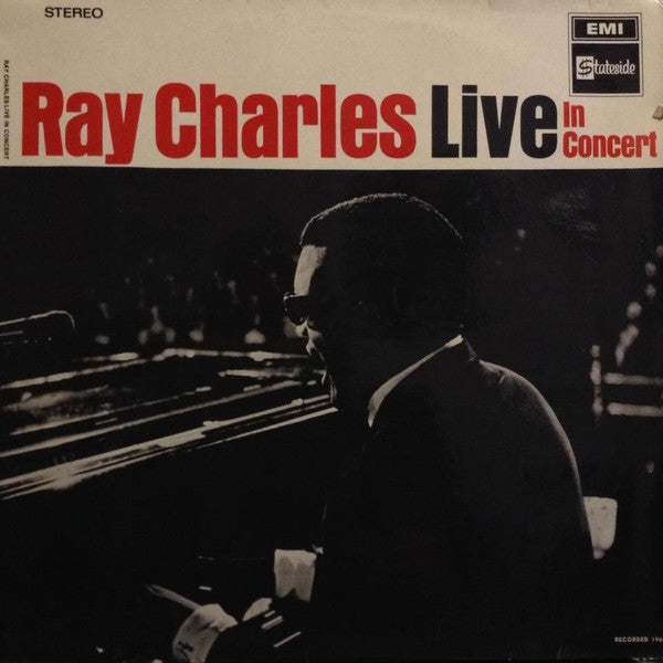 Ray Charles : Ray Charles Live In Concert (LP, Album)