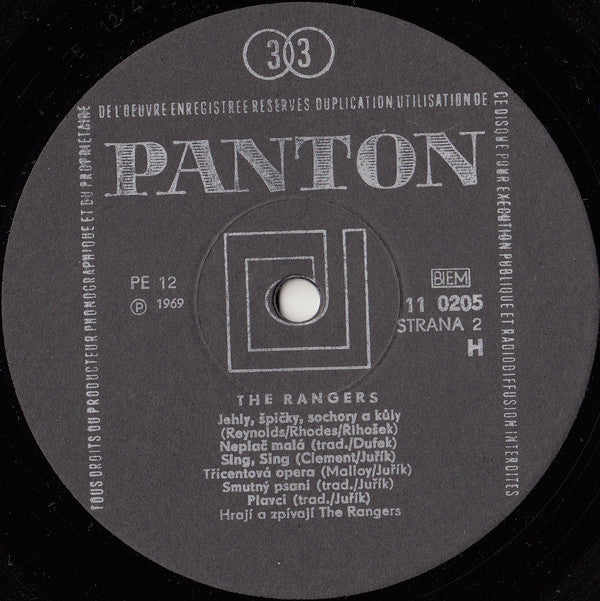 Rangers : The Rangers (LP, Album)