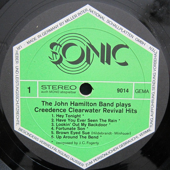 John Hamilton Band : Plays Creedence Clearwater Revival Hits (LP, Album)
