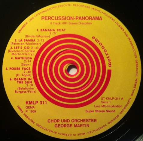 Chor Und Orchester George Martin : Percussion Panorama (LP, Album)