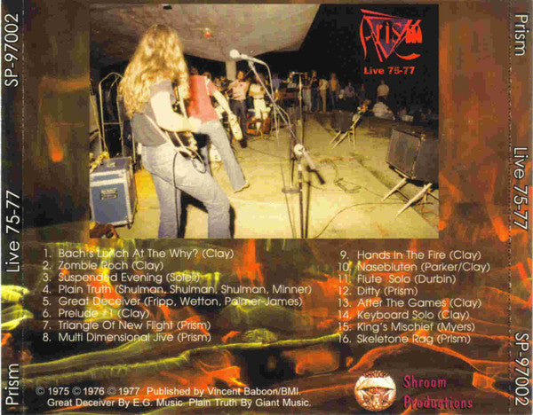 Prism (17) : Live 75-77 (CD, Album)