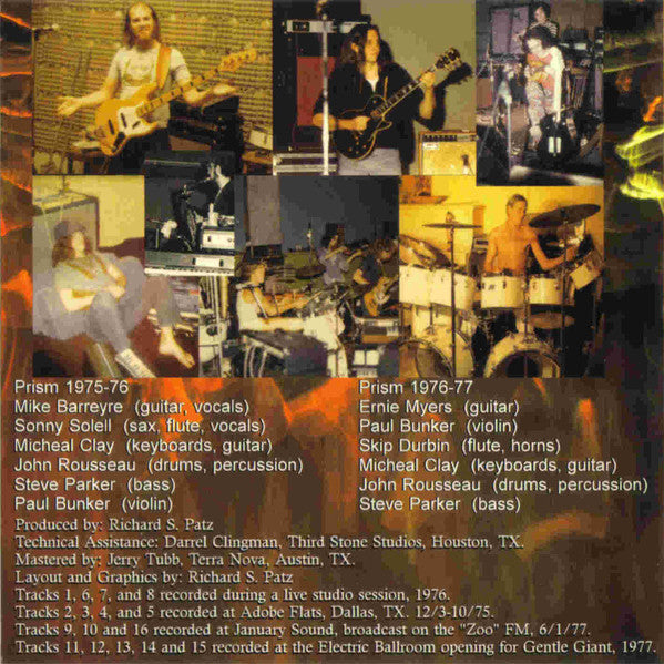 Prism (17) : Live 75-77 (CD, Album)