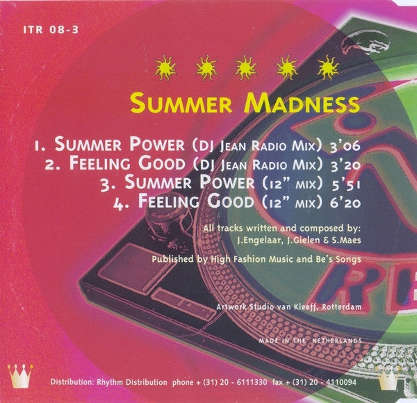 Summer Madness : Summer Power (CD, Maxi)