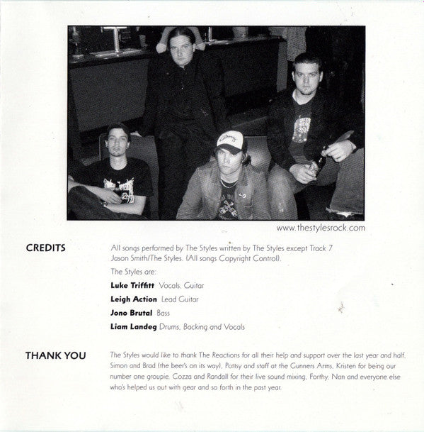 The Reactions (5), The Styles (9) : Isolation Breeds Strange Creatures (CD)