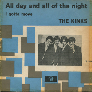 The Kinks : All Day And All Of The Night (7", Single, Car)