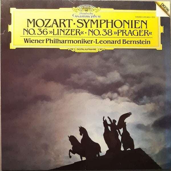 Wolfgang Amadeus Mozart : No. 36 "Linzer" No. 38 "Prager" (LP)