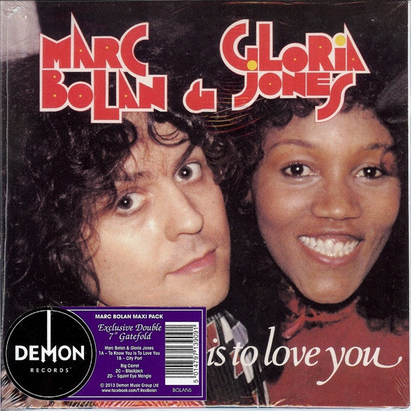 Marc Bolan & Gloria Jones / Big Carrot : To Know You Is To Love You / Blackjack (2x7", RSD, Comp, Ltd, Gat)