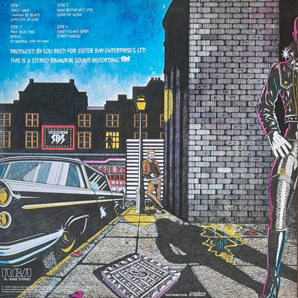 Lou Reed : Lou Reed Live - Take No Prisoners (2xLP, Album, Gat)