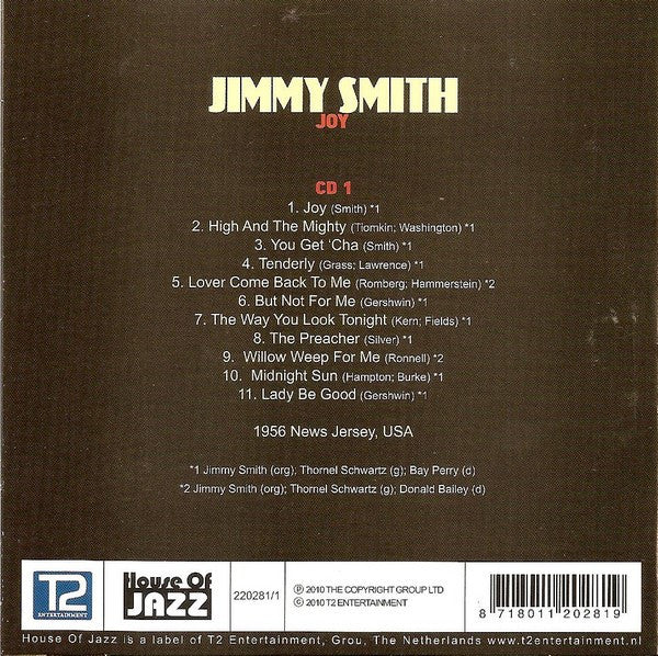 Jimmy Smith : Kind Of Smith (10xCD, Album + Box, Comp)