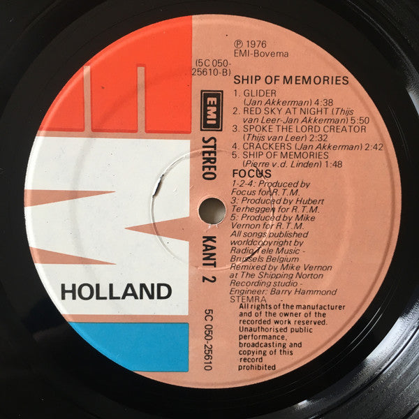 Focus (2) : Ship Of Memories (LP, Album)