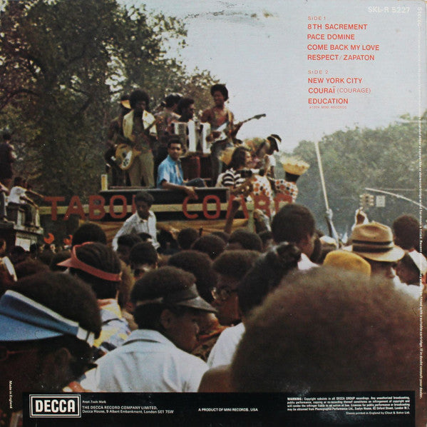 Tabou Combo : 8th Sacrement (LP, Album)