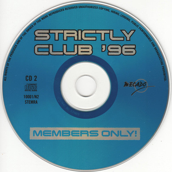 Various : Strictly Club '96 (2xCD, Comp)