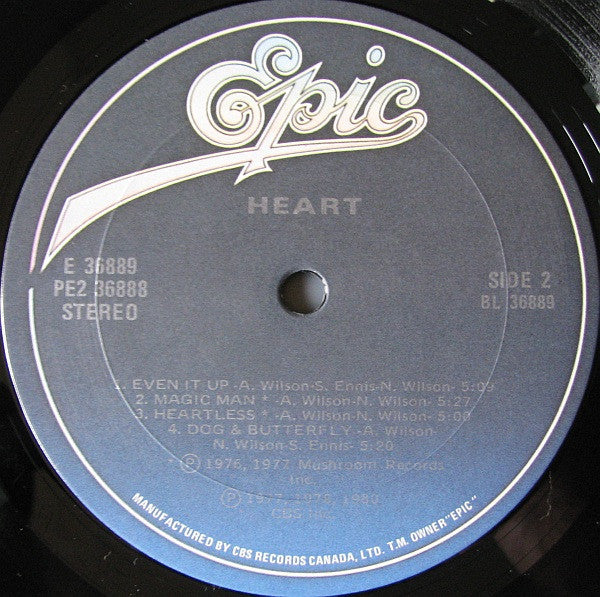 Heart : Greatest Hits / Live (2xLP, Comp)