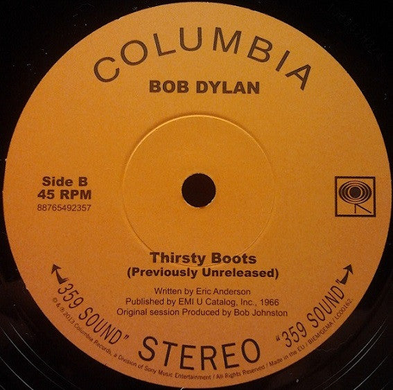 Bob Dylan : Wigwam (7", RSD, Single)