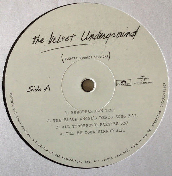 The Velvet Underground : Scepter Studios Sessions (LP, Album, RSD, Ltd, Num, RE)
