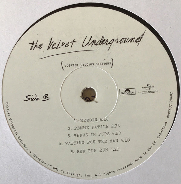 The Velvet Underground : Scepter Studios Sessions (LP, Album, RSD, Ltd, Num, RE)