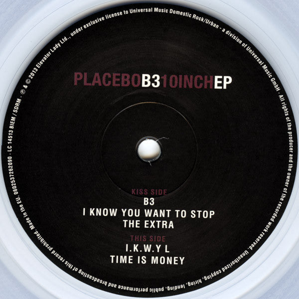 Placebo : B3 EP (10", EP, RSD, Ltd, Cle)