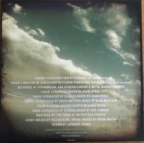 Placebo : B3 EP (10", EP, RSD, Ltd, Cle)