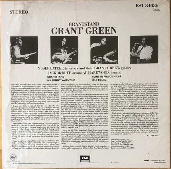 Grant Green : Grantstand (LP, Album, RE, RM)