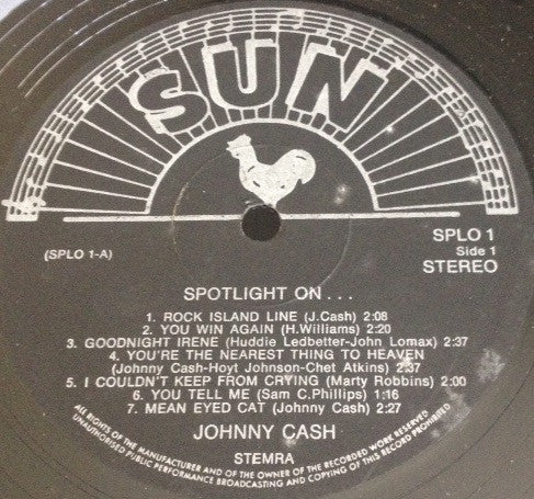 Johnny Cash : Spotlight On... (LP, Comp)