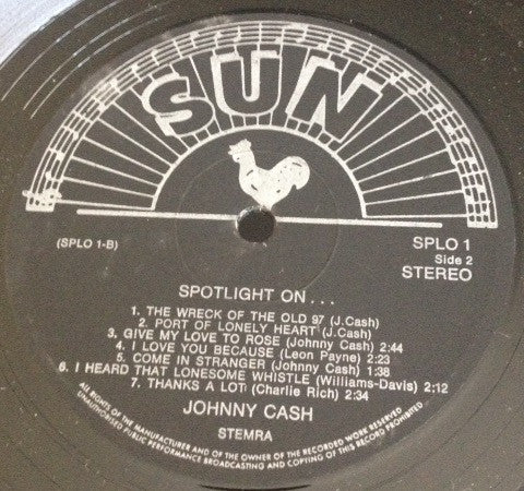 Johnny Cash : Spotlight On... (LP, Comp)