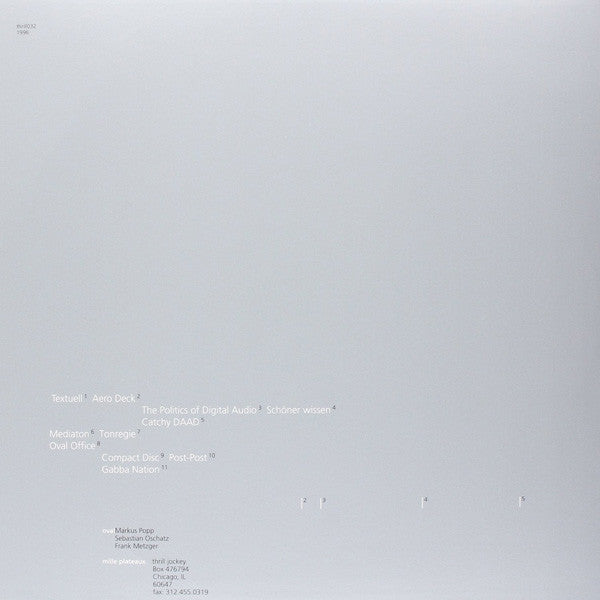 Oval : Systemisch (2xLP, Album, RSD, RP, Cle)