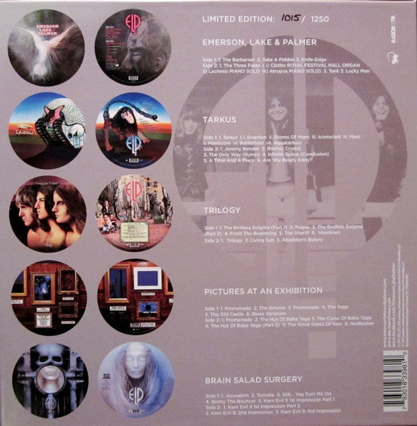 Emerson, Lake & Palmer : The First Five:  Picture Disc Collection (Box, RSD, Comp, Ltd + LP, Album, Ltd, Pic, RE, RM )