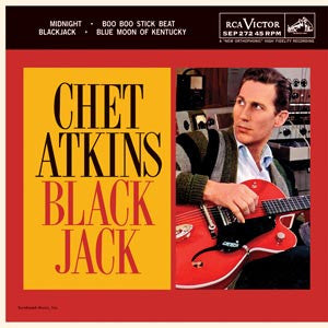 Chet Atkins : Black Jack (7", EP, Red)