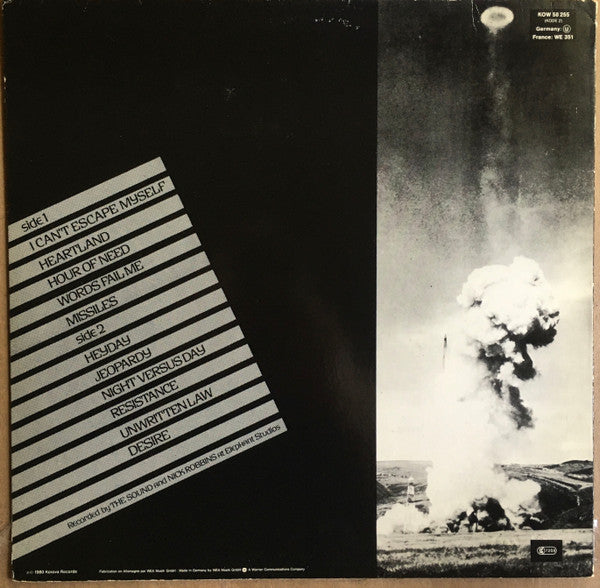 The Sound (2) : Jeopardy (LP, Album, RE)