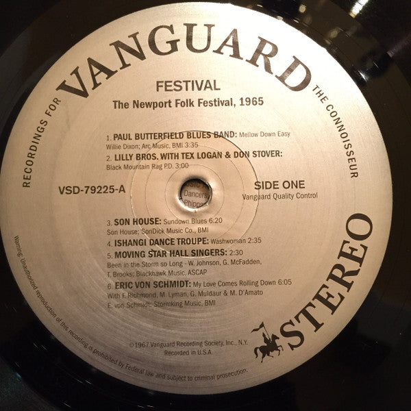 Various : Festival - The Newport Folk Festival/1965 (LP, Album, RSD, Ltd, RE)