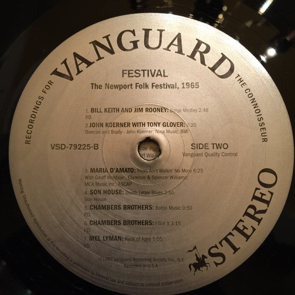 Various : Festival - The Newport Folk Festival/1965 (LP, Album, RSD, Ltd, RE)