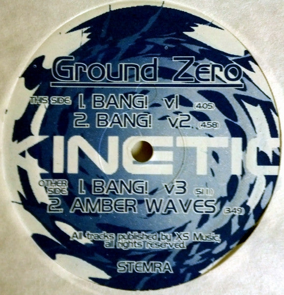 Ground Zero (28) : Bang! (12")